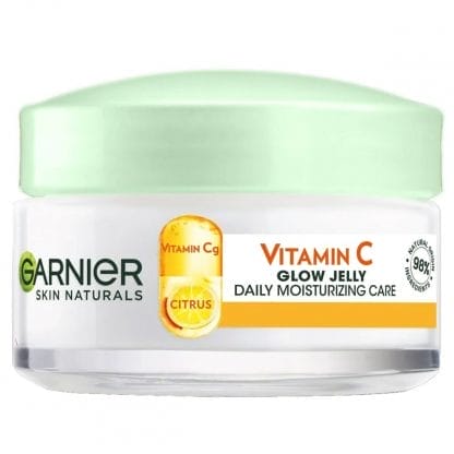 Garnier Skinactive Vitamin C Glow Jelly Daily Moisturizing Care Face Gel Κρέμα Ημέρας Προσώπου σε Μορφή Gel για Λάμψη με Βιταμίνη C 50ml