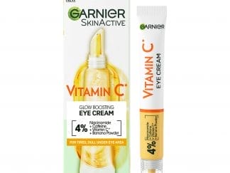 Garnier Skinactive Vitamin C Glow Boosting Eye Cream Κρέμα Ματιών με Βιταμίνη C για Λάμψη, Κατά των Μαύρων Κύκλων 15ml