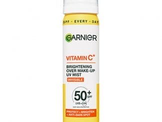 Garnier Skinactive Brightening Over Make Up UV Invisible Mist Spf50+ Σπρέι Προσώπου Πολύ Υψηλής Προστασίας για Καθημερινή Χρήση 75ml