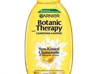 Garnier Botanic Therapy Sun-Kissed & Blossom Honey Chamomile Shampoo Σαμπουάν Μαλλιών για Λάμψη με Χαμομήλι & Μέλι Ανθέων 400ml