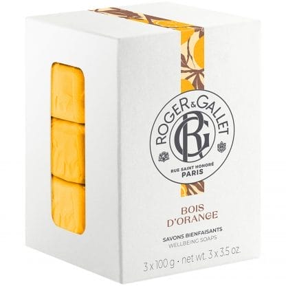 Roger & Gallet Πακέτο Προσφοράς Bois d'Orange Wellbeing Soap Bars Αναζωογονητικό Φυτικό Σαπούνι Σώματος με Άρωμα Άνθους Πορτοκαλιάς 3x100g