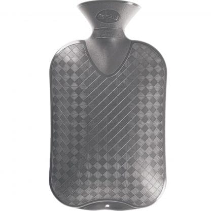 Fashy Hot Water Bottle Γκρι 2Lt Οικολογική Πλαστική Θερμοφόρα Νερού 1 Τεμάχιο