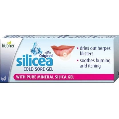 Hubner Silicea Cold Sore Gel Γέλη Πυριτίου για την Αντιμετώπιση των Συμπτωμάτων του Επιχείλιου Έρπητα με Άμεση Ανακούφιση 2g