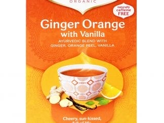 Yogi Tea Ginger Orange Ayurvedic Blend 17 Teabags (17 Φακελάκια x 1.8g),Τσάι για Τόνωση & Αναζωογόνηση με Τζίντζερ, Πορτοκάλι & Βανίλια