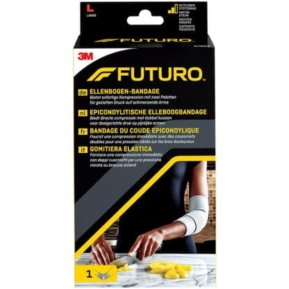3M Futuro Elbow Pad with Pressure Cushions Ελαστική Περιαγκωνίδα με Μαξιλαράκια Πίεσης Κωδ 47863 1 Τεμάχιο - Large