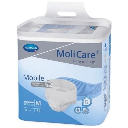 MoliCare Premium Mobile Extra Plus Εσώρουχο Ακράτειας Ημέρας Medium (Περ: 80-120cm) 14τμχ