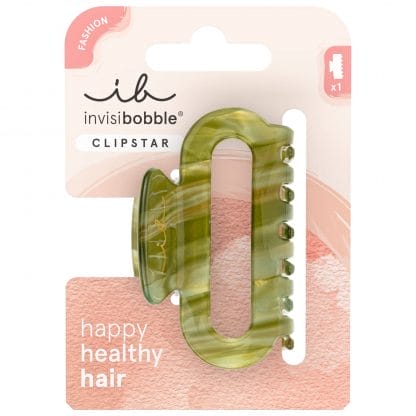 Invisibobble Clipstar Evergreen Κλάμερ για Λεπτά & Κανονικά Μαλλιά 1 Τεμάχιο