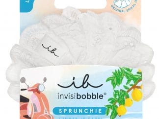 Invisibobble Sprunchie Blanco Bliss Λαστιχάκι Μαλλιών για Απόλυτο Κράτημα με Λιγότερα Σημάδια, Λιγότερο Πόνο & Φθορά 1 Τεμάχιο