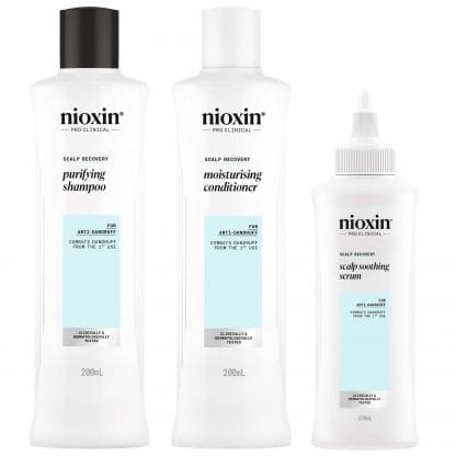 Nioxin Promo Scalp Recovery Purifying Shampoo 200ml & Moisturising Conditioner 200ml & Soothing Serum 100ml,Σαμπουάν, Ενυδατική Μαλακτική Κρέμα & Καταπραϋντικός Ορός Κατά της Πιτυρίδας