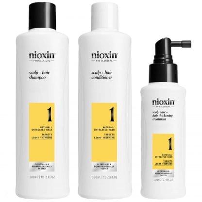 Nioxin Promo Scalp & Hair System 1 Shampoo 300ml & Conditioner 300ml & Treatment Serum 100ml