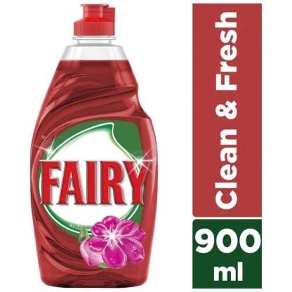 Fairy Clean & Fresh Υγρό Πιάτων Κόκκινα Μούρα 900ml 