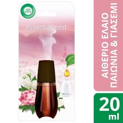 Airwick Essential Mist Ανταλλακτικό Παιώνια & Γιασεμί 20ml