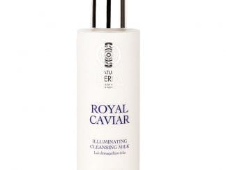 Natura Siberica Royal Caviar Illuminating Cleansing Milk Απαλό Γαλάκτωμα Καθαρισμού Προσώπου για Λάμψη που Αφαιρεί το Μακιγιάζ 200ml