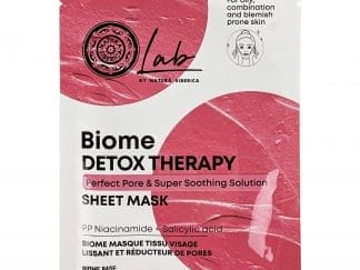 Natura Siberica Bione Detox Therapy Sheet Mask Καταπραϋντική Υφασμάτινη Μάσκα Προσώπου Κατά των Ατελειών 25g