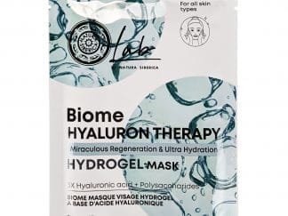 Natura Siberica Biome Hyaluron Therapy Hydrogel Sheet Mask Ενυδατική Υφασμάτινη Μάσκα Προσώπου με Υαλουρονικό Οξύ & Πολυσακχαρίτες 30g 