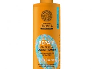 Oblepikha Siberica Professional Repair with Biolipid Complex & Keratin Conditioner Μαλακτική Κρέμα Αναδόμησης με Κερατίνη για Ξηρά & Ταλαιπωρημένα Μαλλιά 400ml