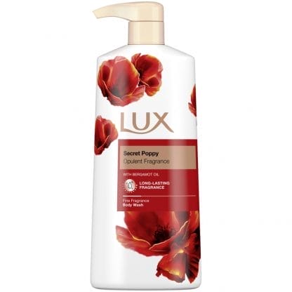 LUX Secret Poppy Body Wash with Scent of Bergamot Αφρόλουτρο με Έντονο Άρωμα από Άνθη Εξωτικών Λουλουδιών & Περγαμόντο 560ml