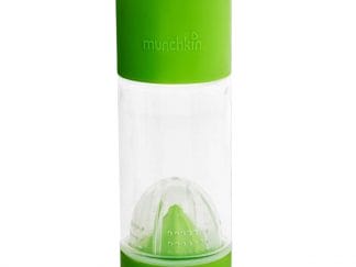Munchkin Miracle 360° Fruit Infuser Ποτήρι με Θήκη - Στίφτη Φρούτων για να Δώσετε Γεύση στο Ρόφημα σας 12m+, 414ml - Πράσινο