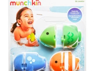 Munchkin ColourMix Fish Colour Παιχνίδι Εκμάθσης με Πλωτά Ψαράκια για το Μπάνιο που Αλλάζουν Χρώμα στο Ζεστό Νερό 12m+, 3 Τεμάχια