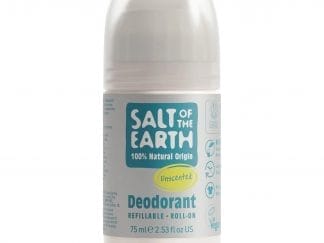 Salt of the Earth Natural Refillable Unscented Deodorant Επαναγεμιζόμενο Αποσμητικό Roll-On Φυσικής Προέλευσης Χωρίς Άρωμα 75ml
