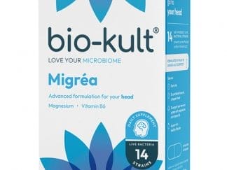Protexin Bio-Kult Migrea Συμπλήρωμα Διατροφής Προβιοτικών με Μαγνήσιο & Βιταμίνη Β6 για τη Φυσιολογική Λειτουργία του Νευρικού Συστήματος & του Εντέρου Κατά της Ημικρανίας & του Πονοκεφάλου 60caps