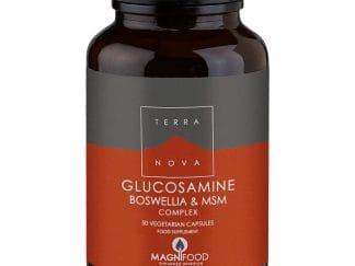 Terranova Glucosamine, Boswellia & MSM Complex Συμπλήρωμα Διατροφής Γλυκοζαμίνης, MSM & Εκχυλίσματος του Βοτάνου Boswellia για την Καλή Λειτουργία των Αρθρώσεων & του Χόνδρου - 50veg.caps