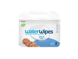 WaterWipes Άοσμα Μωρομάντηλα, 99,9% Νερό, 100% Plastic-free, 240τεμ (4*60τεμ)