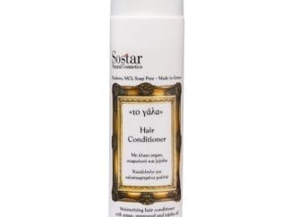 Sostar Donkey Milk Hair Conditioner Μαλακτική Κρέμα Μαλλιών με Βιολογικό Γάλα Γαϊδούρας για Όγκο Ελαστικότητα & Θρέψη 250ml