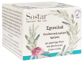 Sostar Skinolia Σχινελιά Ενυδατική Κρέμα Ημέρας με Μαστίχα Χίου & Βιολογικό Έλαιο Ελιάς 50ml