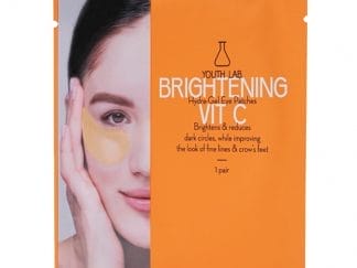 Youth Lab Brightening Vit-C Hydra Gel Eye Patches Μάσκα Ματιών με Υδροτζέλ για Φωτεινότητα & Μείωση Μαύρων Κύκλων, Οιδημάτων, Δυσχρωμιών 2 Τεμάχια