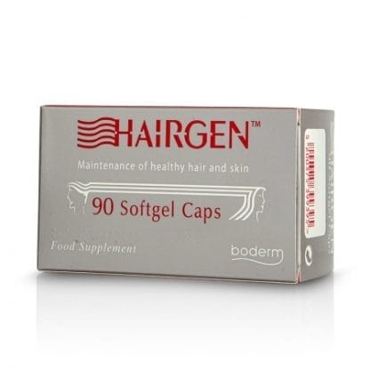 BODERM Hairgen Συμπλήρωμα Διατροφής Κατά της Τριχόπτωσης 90 Μαλακές Κάψουλες