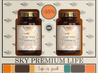 Sky Premium Life Promo Garcinia Cambogia Συμπλήρωμα Διατροφής Εκχυλίσματος του Βοτάνου Garcinia Cambogia, Βιταμινών & Μετάλλων για την Ενίσχυση του Μεταβολισμού του Λίπους, Διατήρηση Υγιών Επιπέδων Χοληστερίνης & Έλεγχο της Όρεξης 120tabs (2x60tabs)