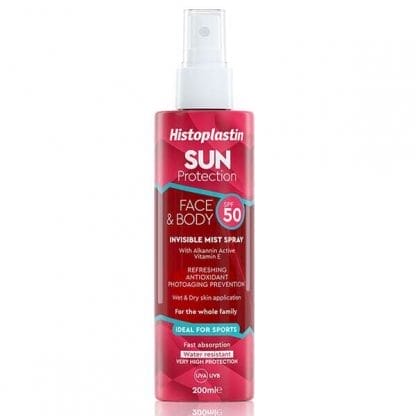 HISTOPLASTIN Sun Face & Body SPF50 Invisible Mist Spray 200ml