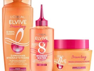L'Oreal Paris Πακέτο Προσφοράς Elvive Dream Long Shampoo 400ml & Conditioner Wonder Water 200ml & Hair Mask 300ml