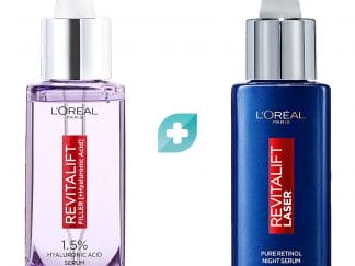 L'Oreal Paris Πακέτο Προσφοράς Revitalift Filler Face Serum 30ml & Revitalift Laser Pure Retinol Deep Wrinkle Night Serum 30ml