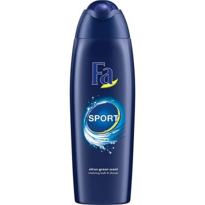 Fa Men Foam Bath Sport 750ml, Απαλό Αναζωογονητικό Αφρόλουτρο για Άνδρες, με Κίτρο για Έντονη Αίσθηση Φρεσκάδας