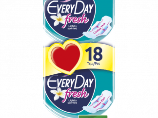 Σερβιέτες EveryDay Fresh NORMAL Ultra Plus Οικονομική Συσκευασία 18τεμ