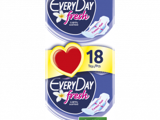Σερβιέτες EveryDay Fresh SUPER Ultra Plus Οικονομική Συσκευασία 18τεμ.