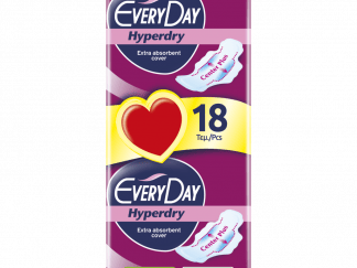 Σερβιέτες EveryDay Hyperdry MAXI NIGHT Ultra Plus Center Plus Οικονομική Συσκευασία 18τεμ.