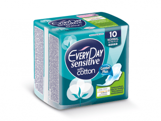 Σερβιέτες EveryDay Sensitive Cotton NORMAL Ultra Plus 10τμχ