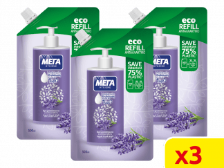ΜΕΓΑ Κρεμοσάπουνο Hygiene Λεβάντα Ανταλλακτικό 1500ml (3*500ml)