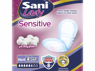 Σερβιέτες ακράτειας με βαμβάκι Sani Lady Extra No4 16τμχ