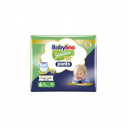 Πάνες Babylino Pants Cotton Soft Unisex Economy No6 Extra Large (13-18kg) 31τεμ
