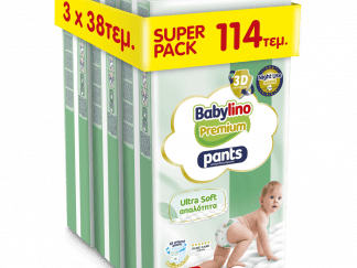 Πάνες Babylino Premium Pants No4 (7-13kg) 114τεμ. (3*38τεμ)