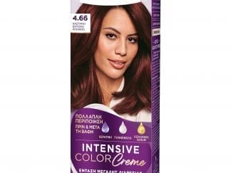 Schwarzkopf Palette Intensive Hair Color Creme Kit Μόνιμη Κρέμα Βαφή Μαλλιών για Έντονο Χρώμα Μεγάλης Διάρκειας & Περιποίηση 1 Τεμάχιο - 4.66 Καστανό Έντονο Κόκκινο