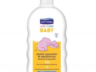 Septona Calm n' Care Baby Shampoo & Shower Gel with Chamomile Βρεφικό Απαλό Σαμπουάν - Αφρόλουτρο με Βάλσαμο & Χαμομήλι 500ml