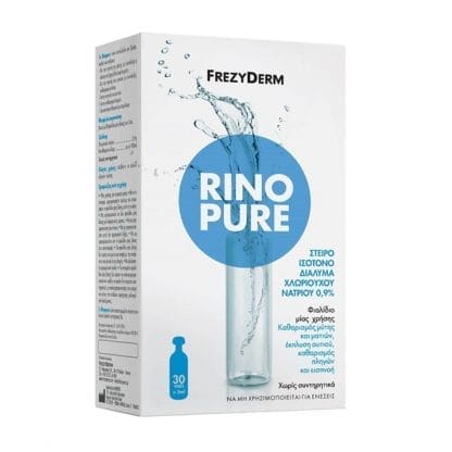 Frezyderm Rinopure Για Καθαρισμό, 5ml/Αμπούλα, 30τμχ