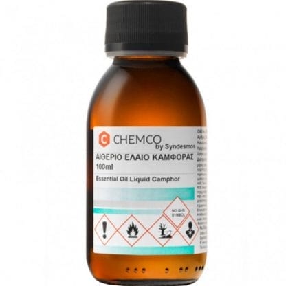 Chemco Liquid Camphor Essential Oil Αιθέριο Έλαιο Καμφοράς για Καλλυντική Χρήση 100ml