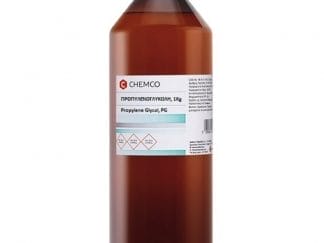 Chemco Propylene Glycol PG Προπυλενογλυκόλη Καθαρό & Άχρωμο Άοσμο, Παχύρρευστο Υγρό 1kg