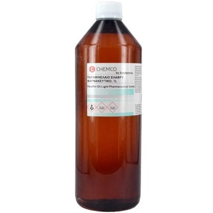 Chemco Paraffin Oil Light Παραφινέλαιο Ελαφρύ Φαρμακευτικό 1Lt